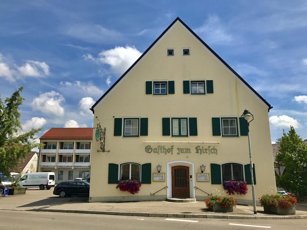 Hotel Zum Hirsch Wertingen Esterno foto
