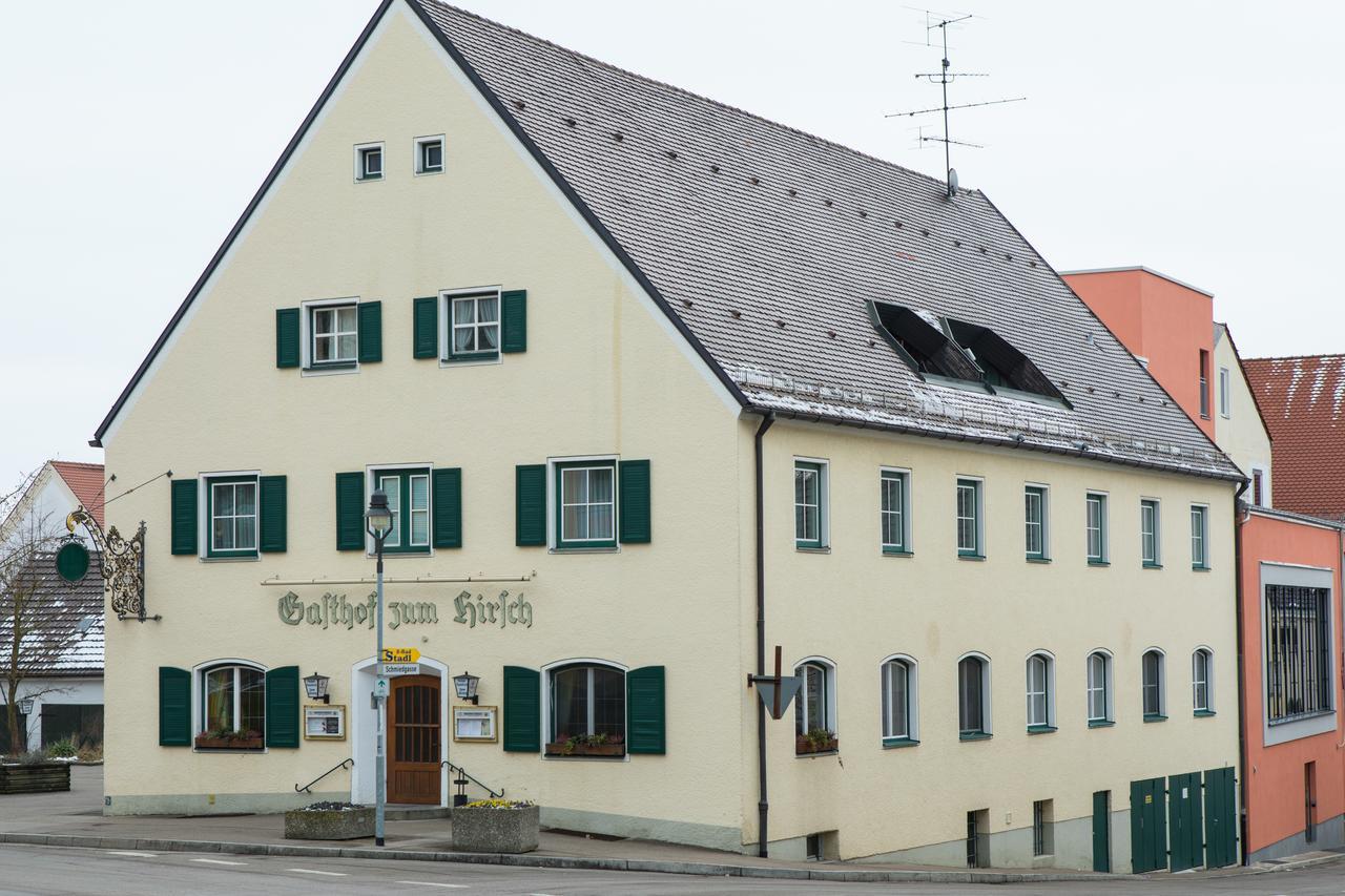 Hotel Zum Hirsch Wertingen Esterno foto