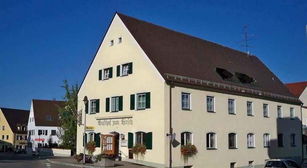 Hotel Zum Hirsch Wertingen Esterno foto